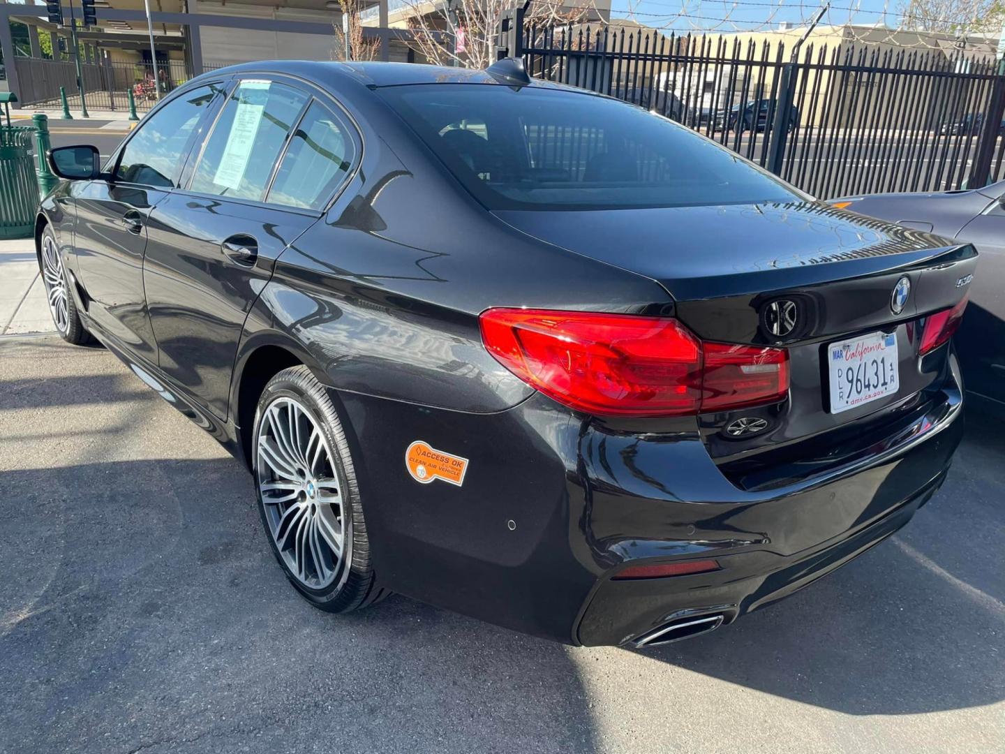 2020 BLACK /BLACK BMW 5-Series (WBAJA9C00LC) , located at 744 E Miner Ave, Stockton, CA, 95202, (209) 944-5770, 37.956863, -121.282082 - Photo#13